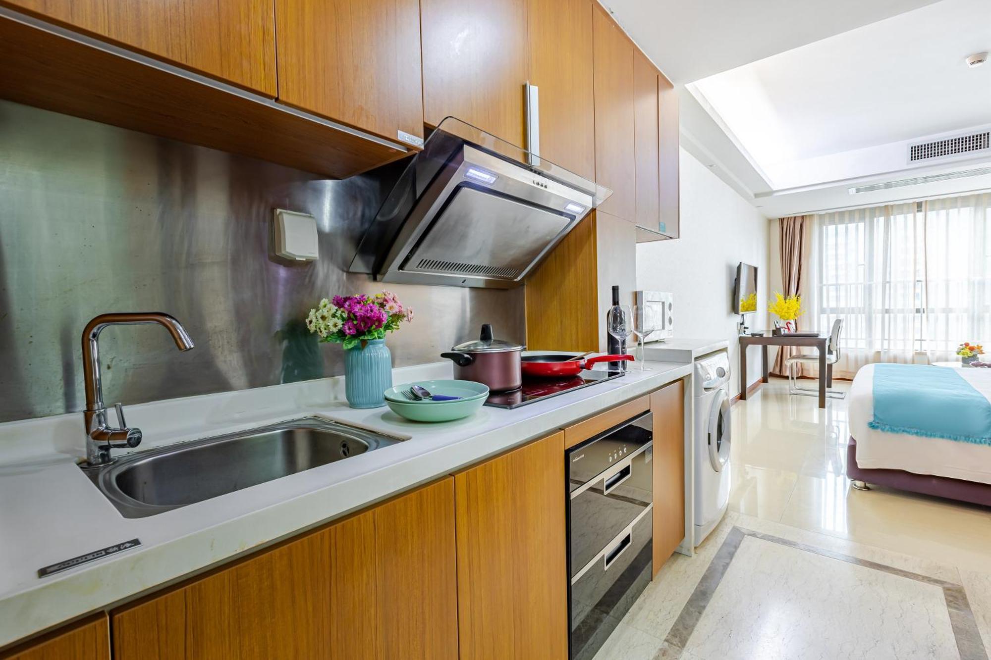 Waifiden Apartment Min Jian Financial Building-Free Shuttle Bus During The Canton Fair Ngoại thất bức ảnh